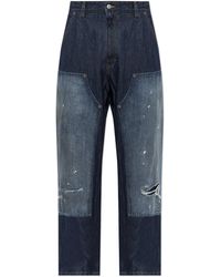 MM6 by Maison Margiela - Vintage-Effect Jeans - Lyst