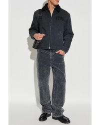 KENZO - Denim Jacket With Logo - Lyst