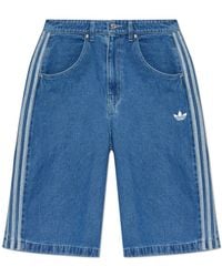 adidas Originals - Denim Shorts - Lyst
