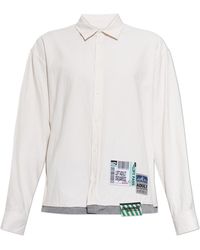 DSquared² - Cotton Shirt With Logo Patch - Lyst