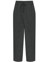 Ami Paris - Wool Straight-Leg Trousers - Lyst