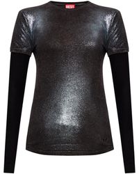 DIESEL - 'T-Miwa' T-Shirt With Logo - Lyst