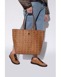 MCM - Patterned Shopper Bag - Lyst