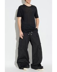 Rick Owens - Cotton T-Shirt With A Crew Neckline - Lyst