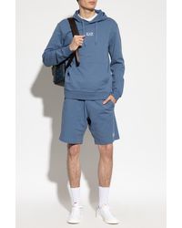 EA7 - Sweatshorts With Printed Logo - Lyst