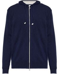 Eleventy - Cashmere Cardigan With Hood - Lyst