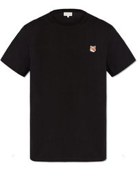 Maison Kitsuné - T-Shirt With Logo - Lyst