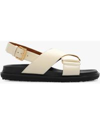 Marni - Off-white Fussbett Sandals - Lyst