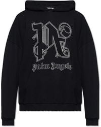 Palm Angels - Hoodie With Logo - Lyst