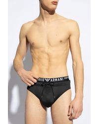 Emporio Armani - Swimming Briefs From The 'Sustainability' Collection - Lyst