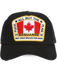 DSquared² - Canadian Patch Baseball Cap Black - Lyst