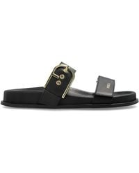 Furla - Leather Slides 'Solea' - Lyst