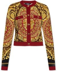 Versace - Silk Cardigan - Lyst