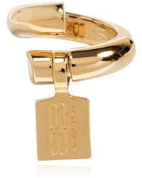 Balenciaga - Ring With Engraved Logo - Lyst