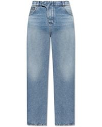 Balmain - Jeans With Slightly Tapered Legs - Lyst
