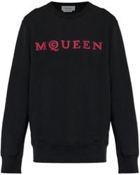 McQueen - Sweatshirt With Logo - Lyst