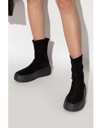 Vic Matié - Suede Platform Shoes - Lyst