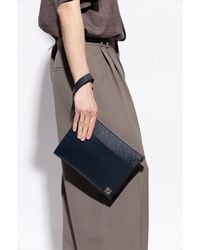Fendi - Leather Hand Bag With Logo - Lyst