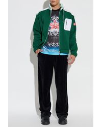 CASABLANCA - Velour Trousers With Logo - Lyst