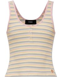 Amiri - Top With Striped Pattern - Lyst