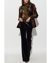 Etro - Silk Top With Scarf - Lyst