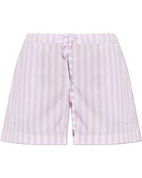 Hunza G - Shorts With A Striped Pattern - Lyst