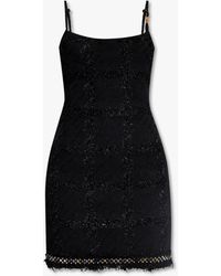 Versace - Black Slip Dress - Lyst