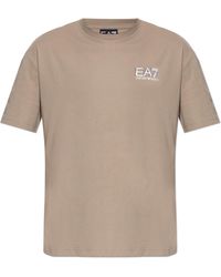 EA7 - T-Shirt With Printed Logo - Lyst