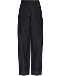 Self-Portrait - Wide-Leg Jeans - Lyst