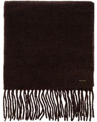 Golden Goose - Wool Scarf With Fringes - Lyst