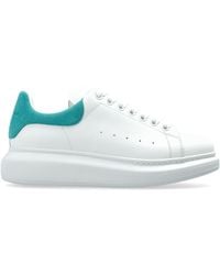 McQueen - Leather Sports Shoes With Logo - Lyst