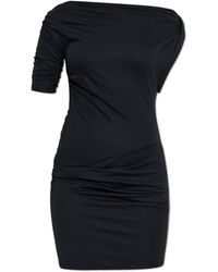 Jacquemus - Dress With Decorative Draping - Lyst