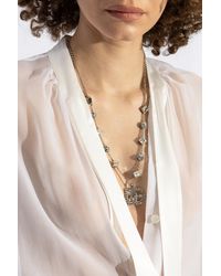 Dolce & Gabbana - Necklace With Shimmering Crystals - Lyst