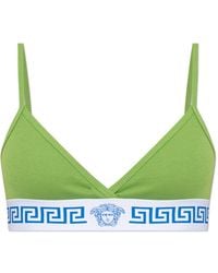 Versace - Cotton Bra - Lyst