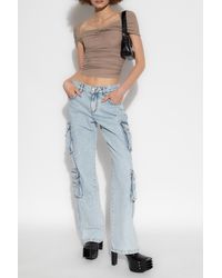 MISBHV - ‘Drapped’ Ribbed Top - Lyst