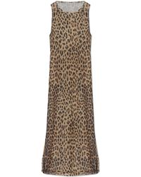 Moschino - Beach Dress With Animal Print - Lyst