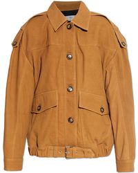 IRO - Leather Jacket 'Barrie' - Lyst