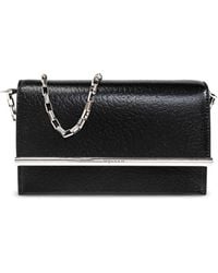 McQueen - Leather Clutch T-Bar Mini - Lyst