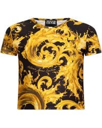 Versace Jeans Couture - Top With 'Barocco' Pattern - Lyst