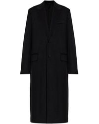 Dolce & Gabbana - Cashmere Coat With Single Vent - Lyst