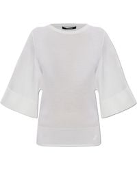 Jacquemus - Wool Top With Embroidered Logo - Lyst
