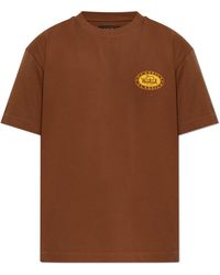 Woolrich - Cotton T-Shirt With Printed Logo - Lyst
