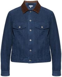 Loewe - Suede Jacket - Lyst