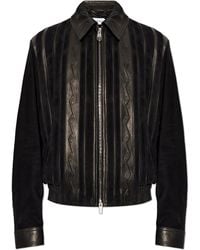 Versace - Leather Jacket - Lyst
