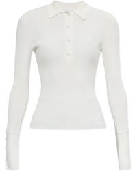 Courreges - Ribbed Slim-Fit Polo - Lyst