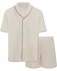 Hanro - Two-Piece Pyjama Set From The 'Natural Comfort' Line - Lyst
