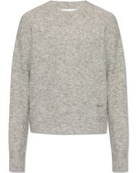 Ami Paris - Wool Sweater With Logo - Lyst