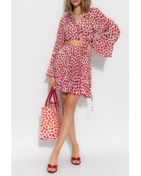 Versace - Short Pleated Beach Shirt - Lyst