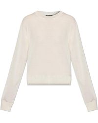 Jil Sander - Sweater With Side Slits - Lyst