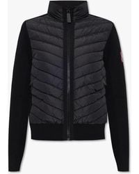 Canada Goose - Quilted-Front Cardigan - Lyst